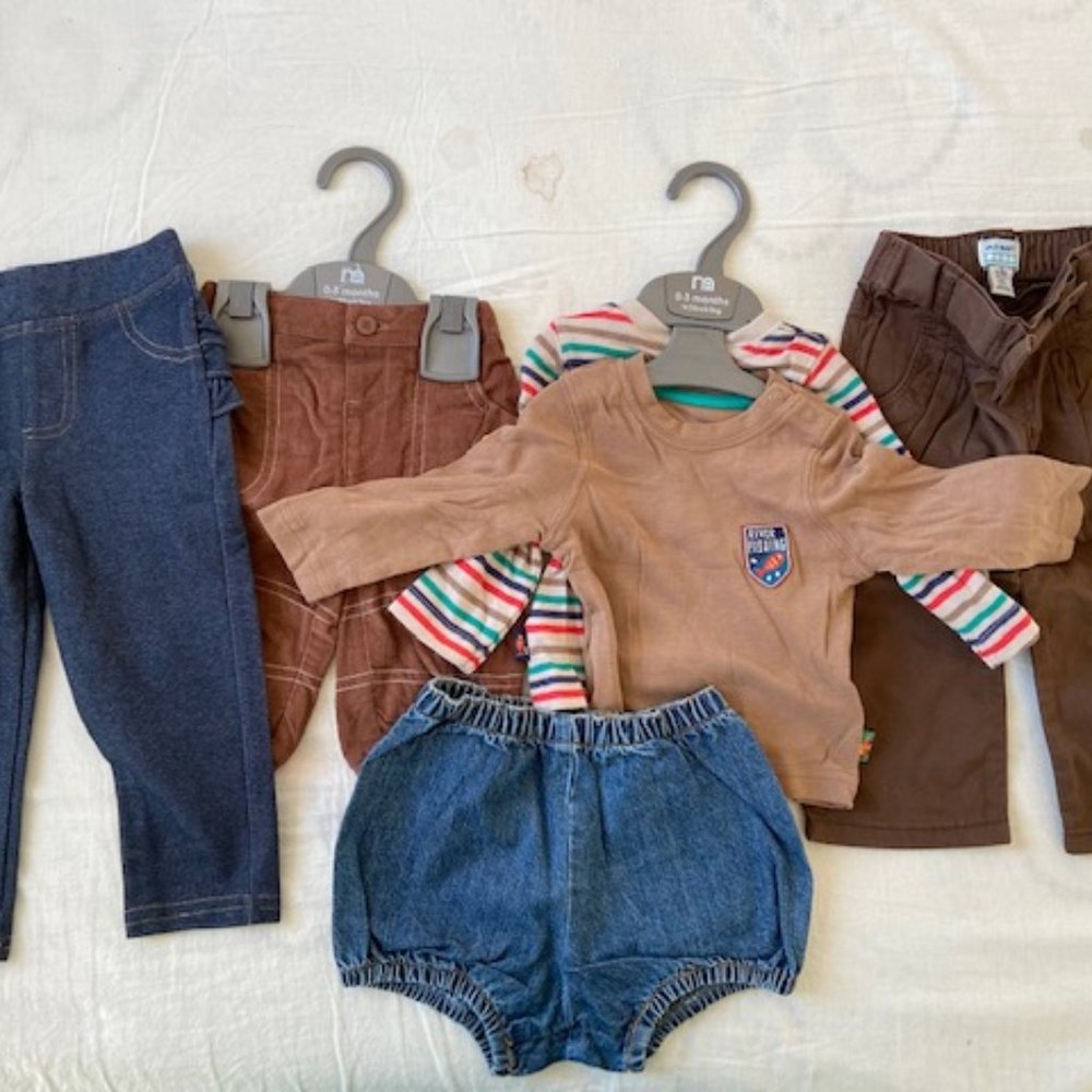 All for one price Mother care 0- 12 months boys clothes pants trousers tops